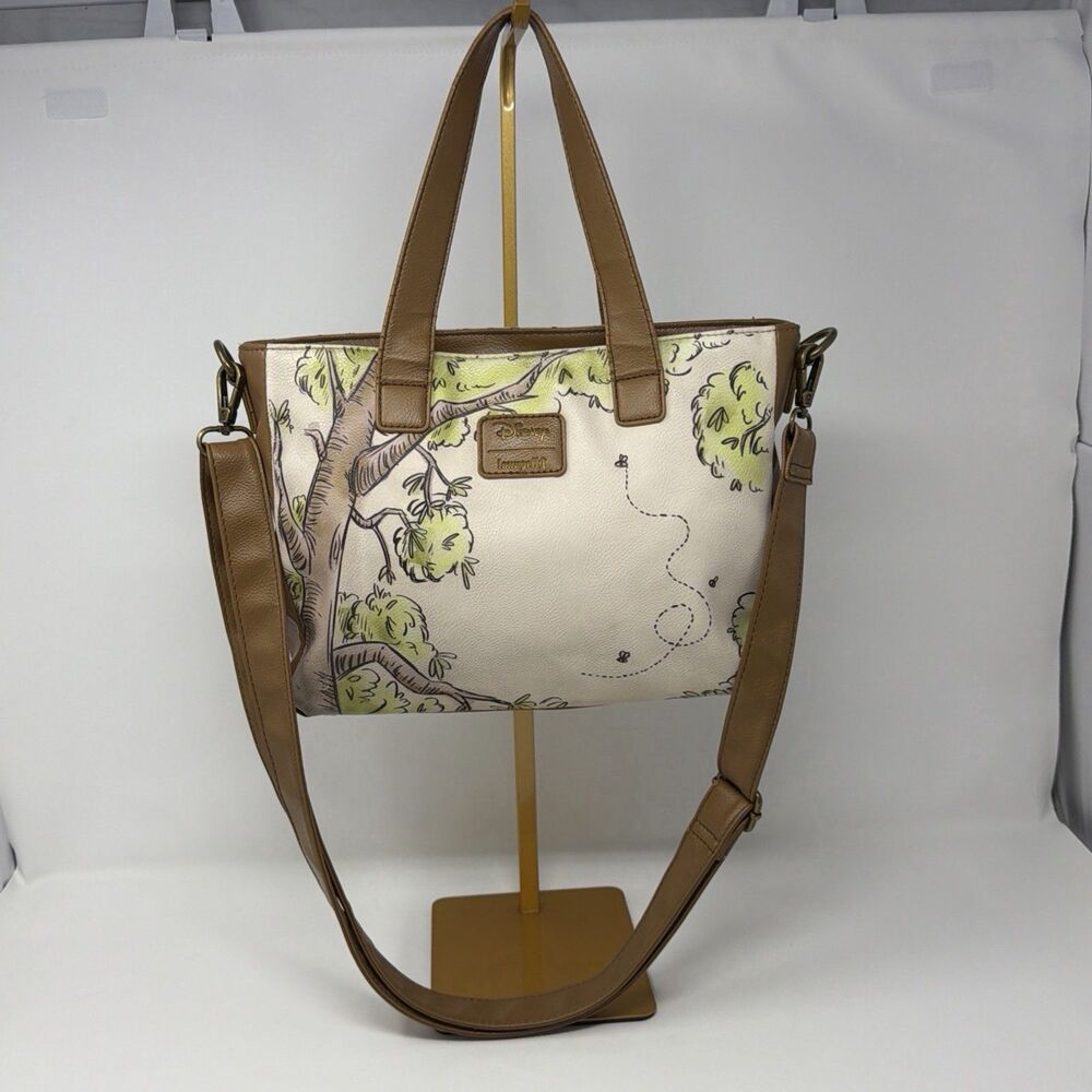 Loungefly Disney Winnie the Pooh Balloon Satchel Bag Crossbody Brown